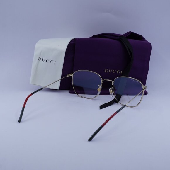 Gucci GG0681S 001 Square Sunglasses - Gold/Clear Photochromic - Picture 8 of 8